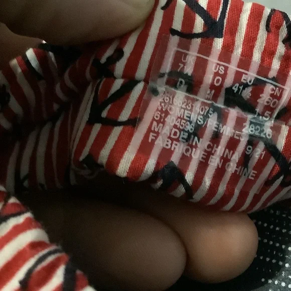 Clarks Women's Red and Black Cloudsteppers Sandals - Picture 7 of 7